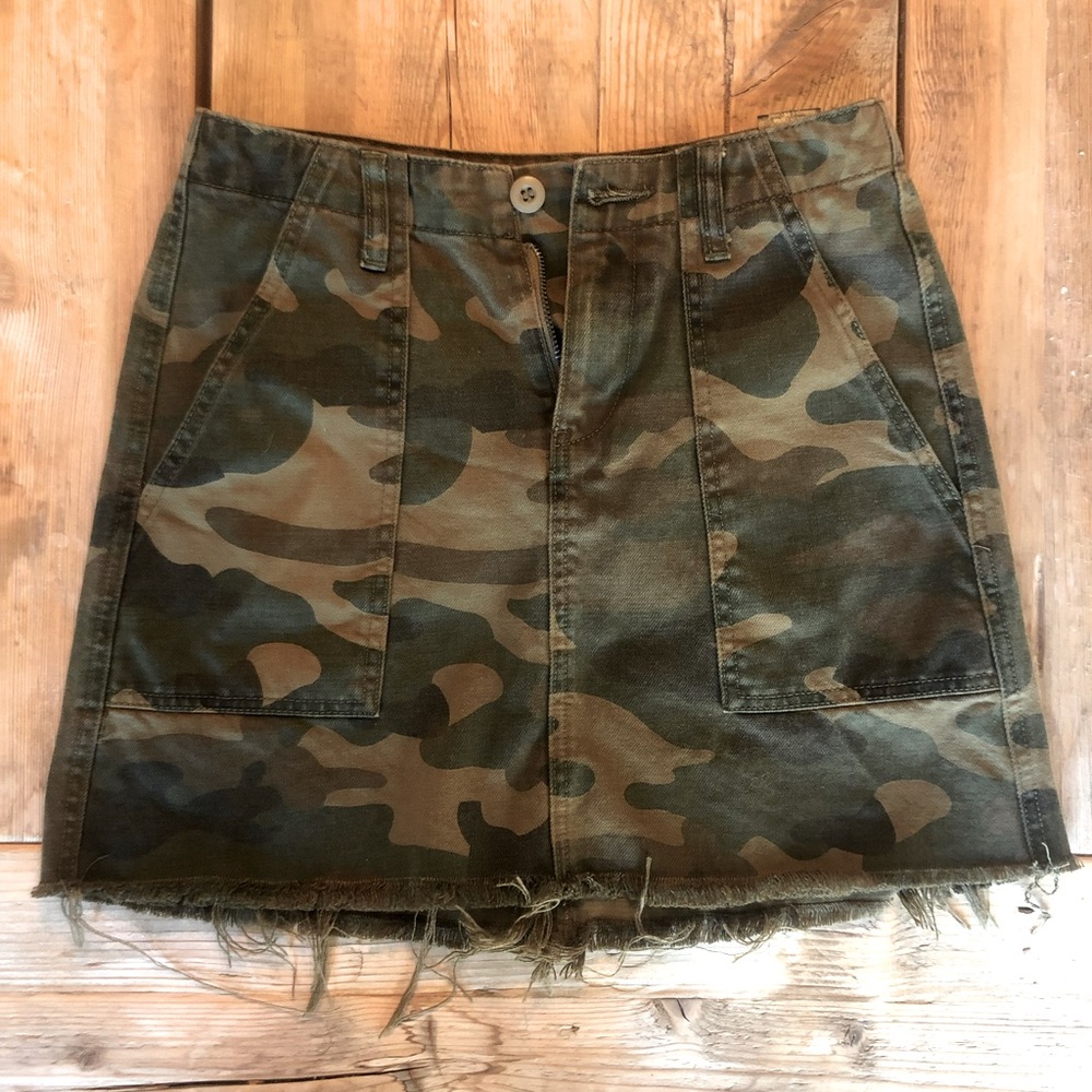 Camo Mini Skirt